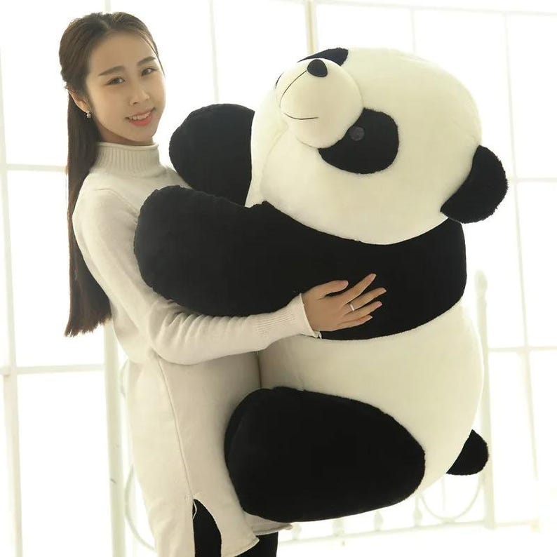 Cute Panda Plush Toy Pillow – Soft Stuffed Animal Doll for Boys & Girls, Gift Home Decor
