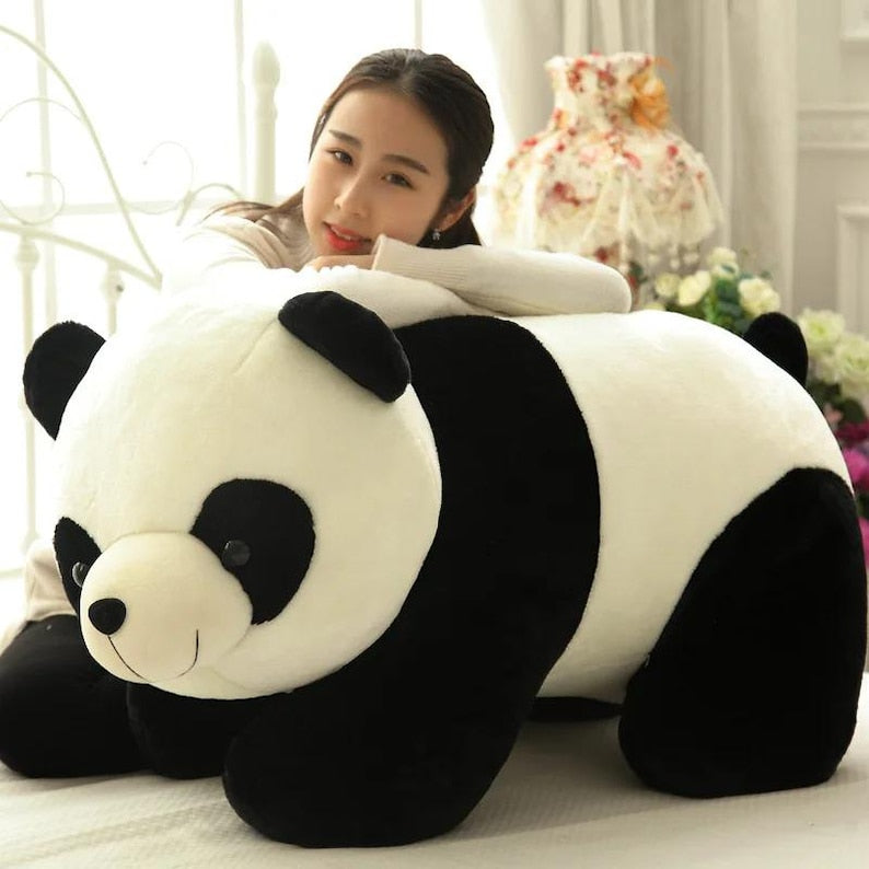 Cute Panda Plush Toy Pillow – Soft Stuffed Animal Doll for Boys & Girls, Gift Home Decor