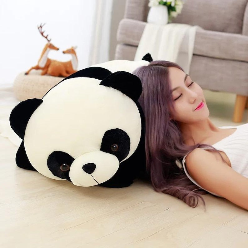Cute Panda Plush Toy Pillow – Soft Stuffed Animal Doll for Boys & Girls, Gift Home Decor